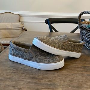 SUGAR Leopard Print Slip Ons